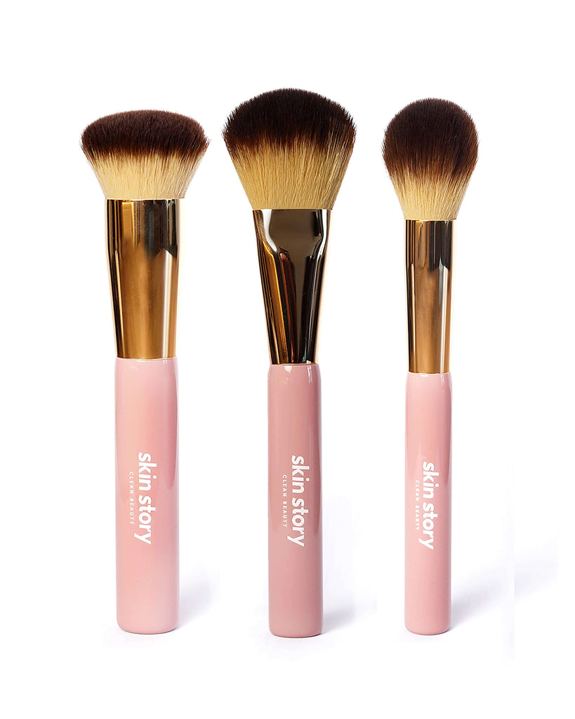 Face Brush (set of 3) - Skinstory Clean Beauty 
